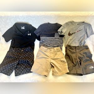 Lot Boy’s golf outfits, dress shorts, polo shirt, like new